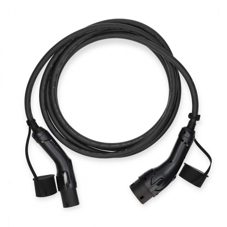 Nedis Kabel voor elektrische voertuigen | Cable Type 2 | 32 A | 22000 W | 3-fasen | 5.00 m | Zwart | Gift Box