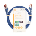 Nedis CAT6 Netwerkkabel | RJ45 Male | RJ45 Male | S/FTP | 1.00 m | Rond | LSZH | Blauw | Label Nedis CAT6 Netwerkkabel | RJ45 Male | RJ45 Male | S/FTP | 1.00 m | Rond | LSZH | Blauw | Label