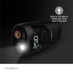 Nedis Oplaadbare luchtcompressor | 0.1 - 10.3 Bar | Dunlop-ventiel | Standen: Auto / Motor / Fiets / Bal | Ja | Luchtdruk meter