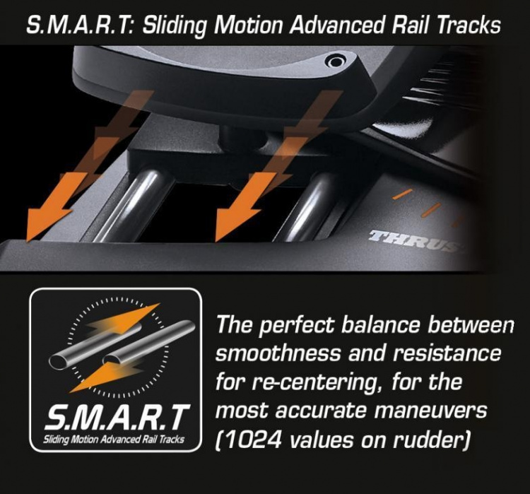 Thrustmaster TFRP T.Flight Roderpedaler USB Pedaler, PC / PS4