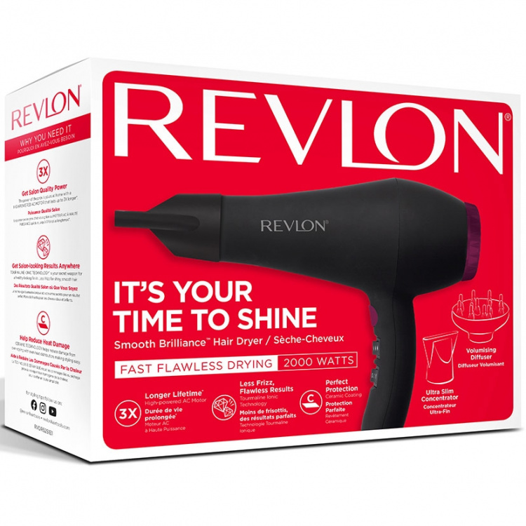Revlon Hårfön Smooth Brilliance AC, RVDR5251 Revlon Hårfön Smooth Brilliance AC, RVDR5251