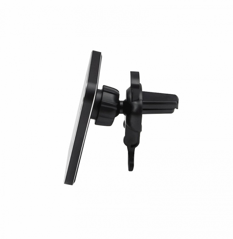 Forever MACH-100 - Autohouder met draadloos opladen voor smartphones, 15W, zwart Forever MACH-100 - Autohouder met draadloos opladen voor smartphones, 15W, zwart