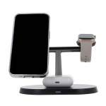 Maxlife MXWC-03 - 3-in-1 draadloos oplaadstation, 15W, zwart