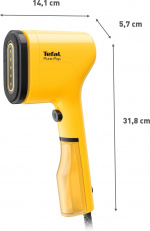Tefal Pure Pop -tekstiilihöyrystin, keltainen Tefal Pure Pop -tekstiilihöyrystin, keltainen