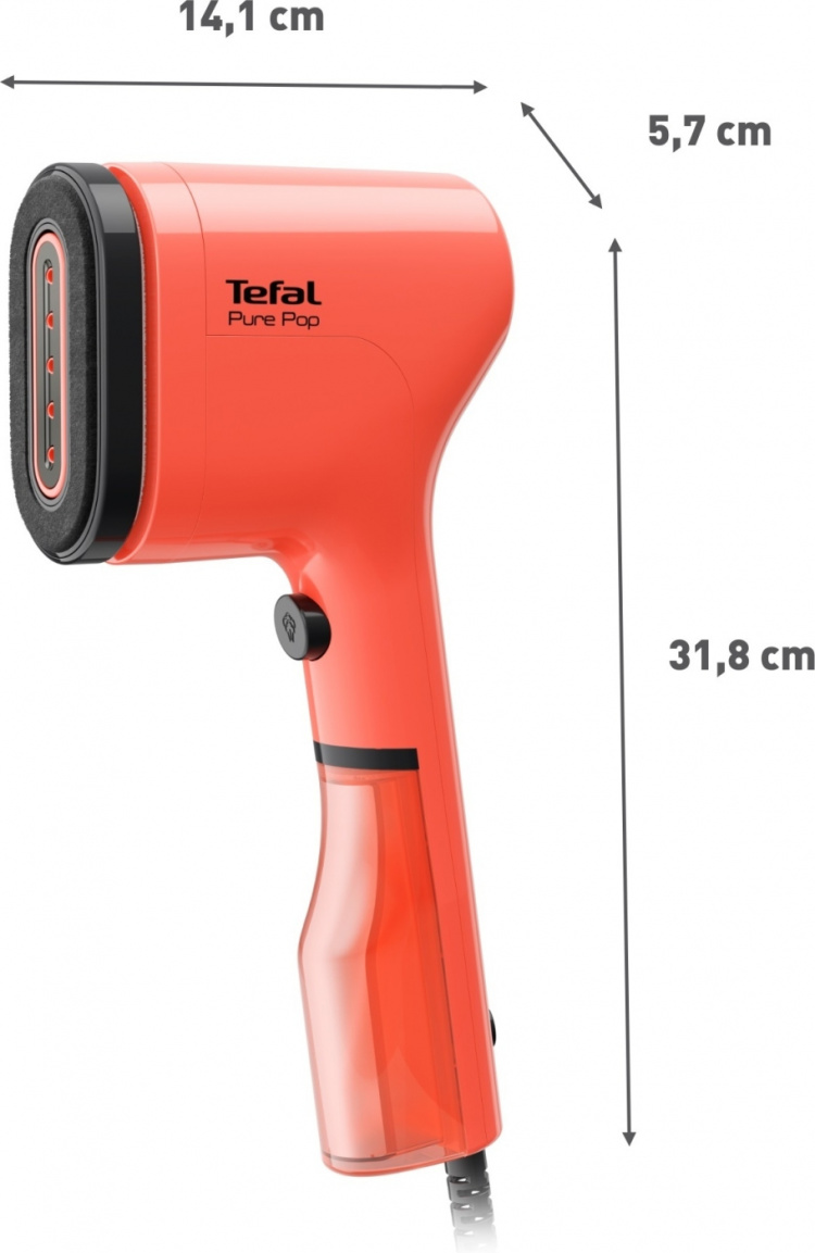 Tefal Pure Pop textilångare, röd