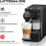 Nespresso Lattissima One Evo kapselmaskin, svart Nespresso Lattissima One Evo kapselmaskin, svart