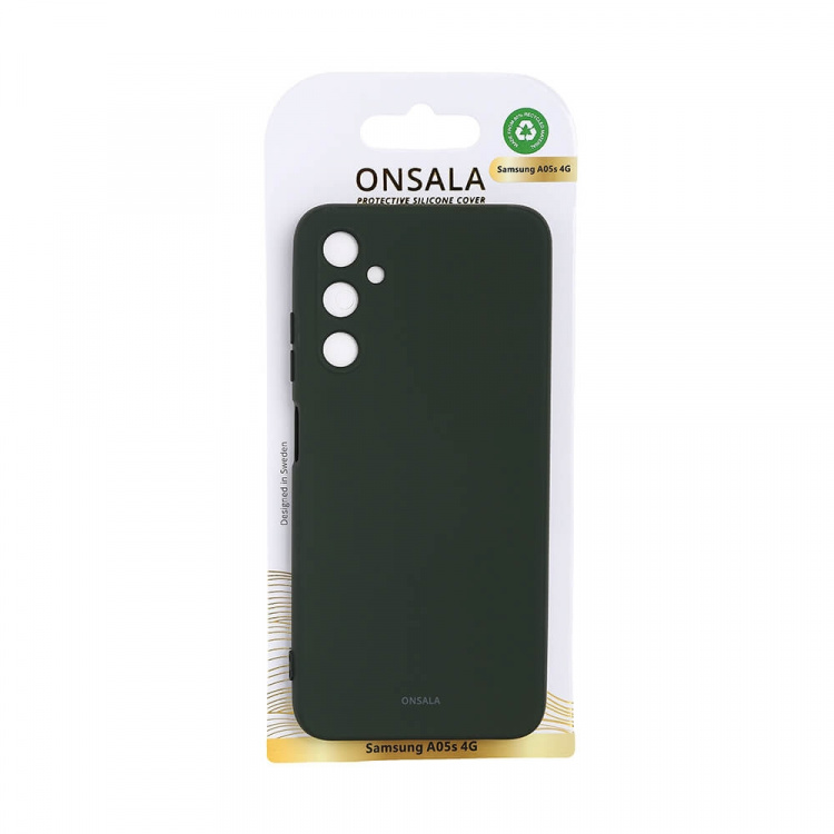 Onsala Mobilskal med Silikonkänsla Olive Green - Samsung A05s 4G Onsala Mobilskal med Silikonkänsla Olive Green - Samsung A05s 4G