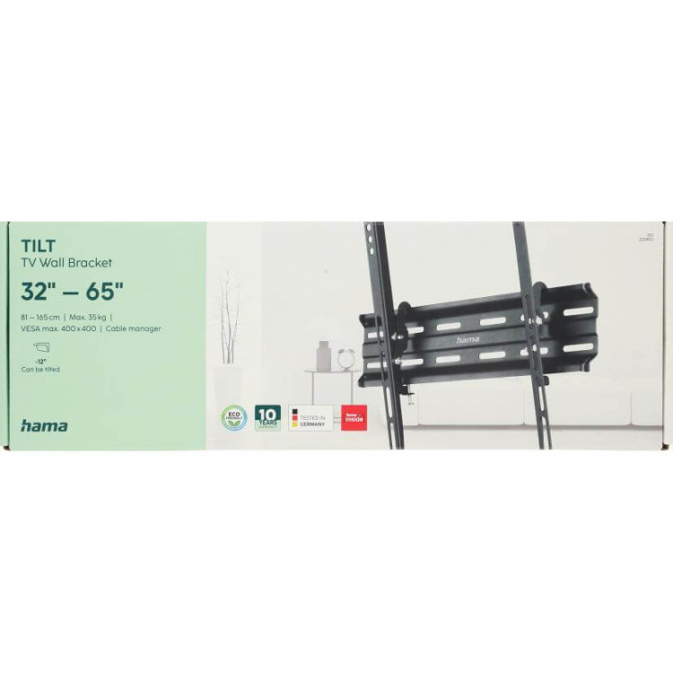 Hama TV Wall Bracket Tilt VESA up to 400x400 65