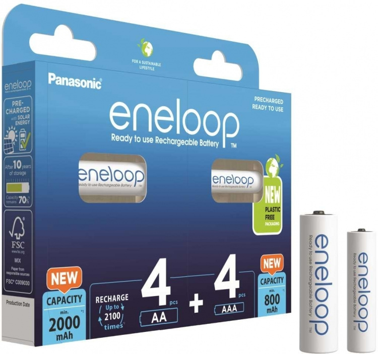 Panasonic Eneloop Combi AA + AAA batteripack Panasonic Eneloop Combi AA + AAA batteripack