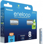 Panasonic Eneloop AAA 800 mAh batteri, 8 st Panasonic Eneloop AAA 800 mAh batteri, 8 st