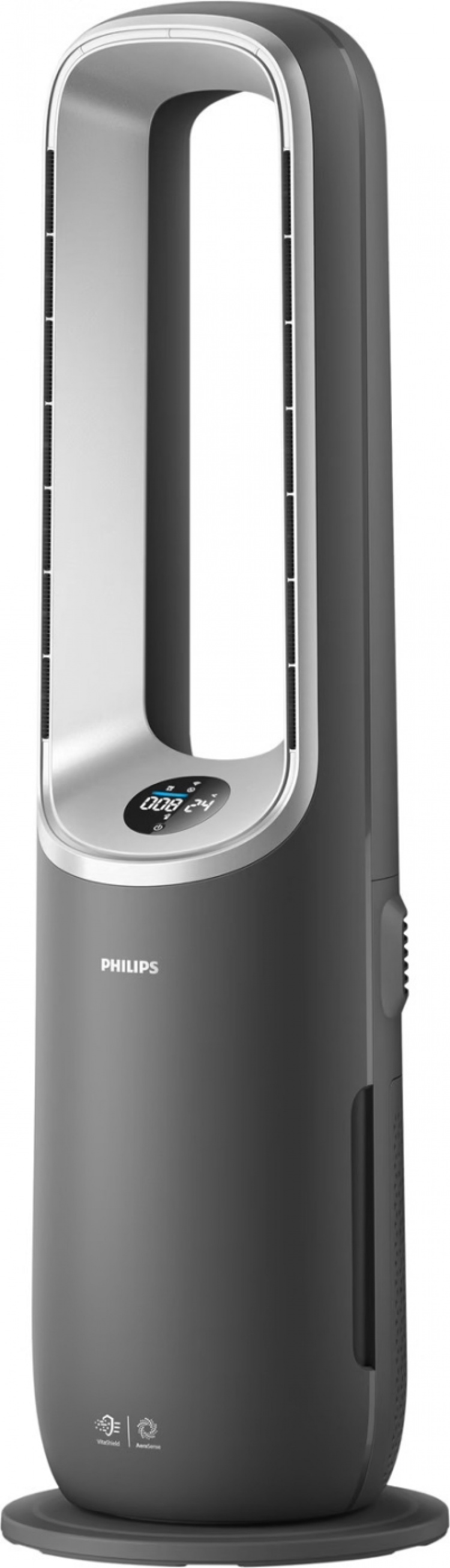 Philips AMF870/15 Air Performer 8000 Series 3-in-1 air purifier, fan, and heater.
