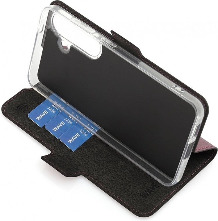 Wave BookCase, Samsung Galaxy S24, Smoky Sangria