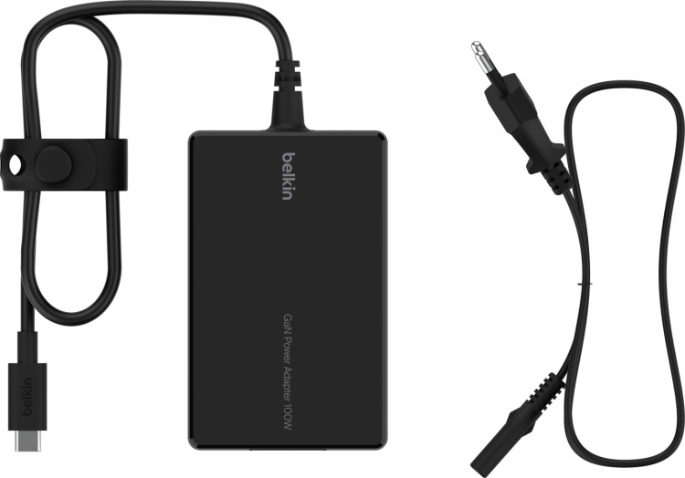 Belkin Connect USB-C Core GaN 100 W nätladdare, svart Belkin Connect USB-C Core GaN 100 W nätladdare, svart