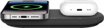 Belkin BoostCharge Pro 2-i-1 Qi2 laddningsplatta, svart