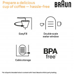 Braun Termosbryggare KF1505BK PurShine 1,2l Braun Termosbryggare KF1505BK PurShine 1,2l