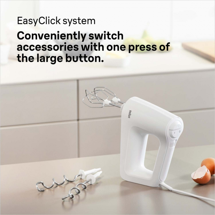 Braun Elvisp HM3000WH MultiMix3 450W inkl. Degkrokar