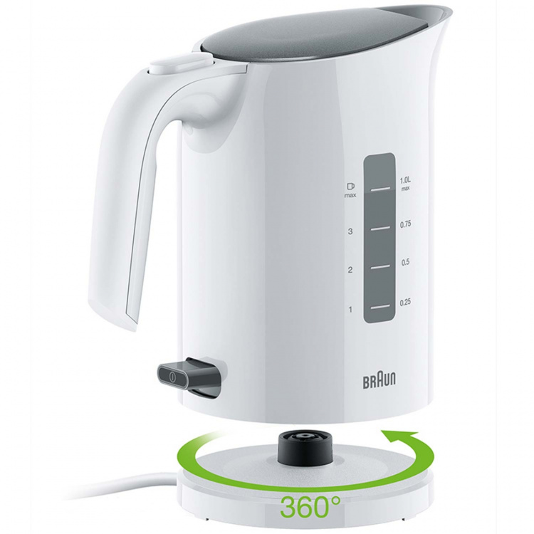 Braun Vattenkokare WK3000WH PurEase 1liter Braun Vattenkokare WK3000WH PurEase 1liter