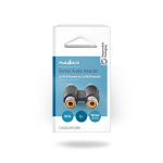 Nedis Stereo-Audioadapter | 2x RCA Female | 2x RCA Female | Vernikkeld | Recht | ABS | Zwart | 1 Stuks | Doos