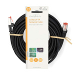 Nedis CAT6 Netwerkkabel | RJ45 Male | RJ45 Male | S/FTP | 10.0 m | Rond | LSZH | Zwart | Label Nedis CAT6 Netwerkkabel | RJ45 Male | RJ45 Male | S/FTP | 10.0 m | Rond | LSZH | Zwart | Label