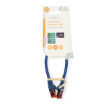 Nedis CAT6 Netwerkkabel | RJ45 Male | RJ45 Male | S/FTP | 0.25 m | Rond | LSZH | Blauw | Label