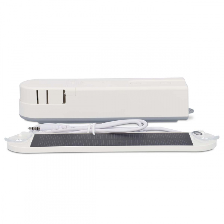 Nedis SmartLife Gordijnrobot | Kabelsysteem | Paneelgordijnen / Rolgordijnen / Vouwgordijnen | Netvoeding / Solar Powered | 2000 mAh | Bluetooth® | Wit