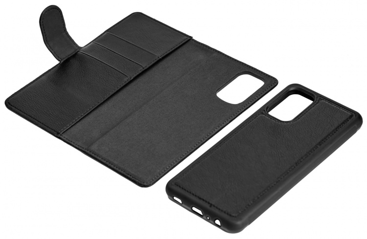 Essentials Samsung A32 5G PU wallet, detachable,3 cards,Black