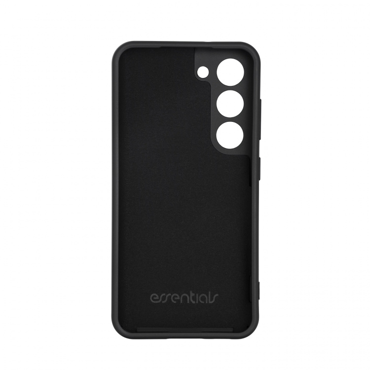 Essentials Samsung Galaxy S23 silicone back cover, black Essentials Samsung Galaxy S23 silicone back cover, black