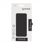 Essentials Samsung Galaxy S23 PU wallet, detachable, black