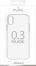 Puro iPhone XR, 0.3 Nude cover, transp