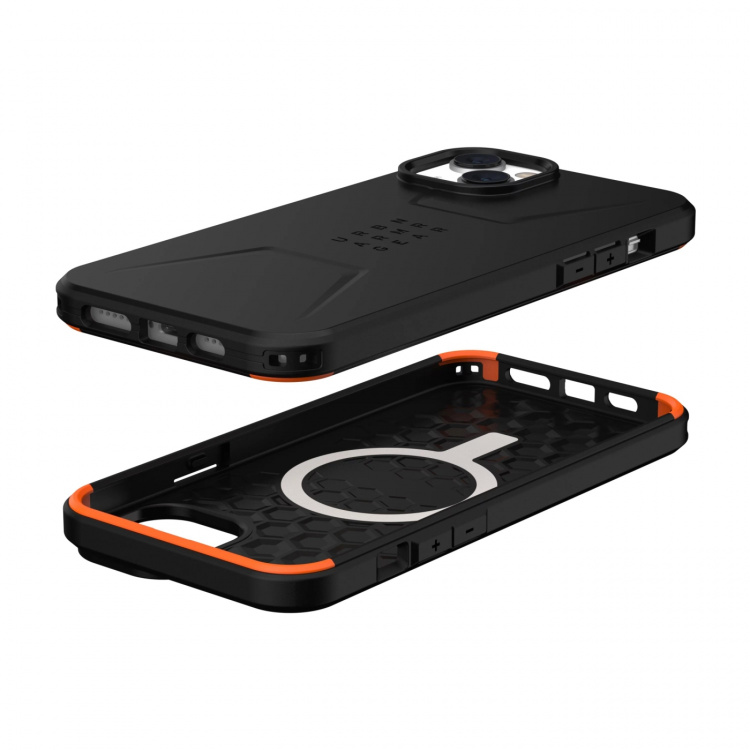 Urban Armor Gear iPhone 14 Plus Civilian Magsafe - Zwart