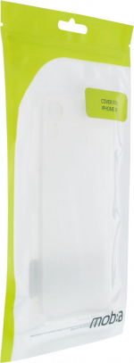 moba iPhone XR, TPU-hoes, transparant