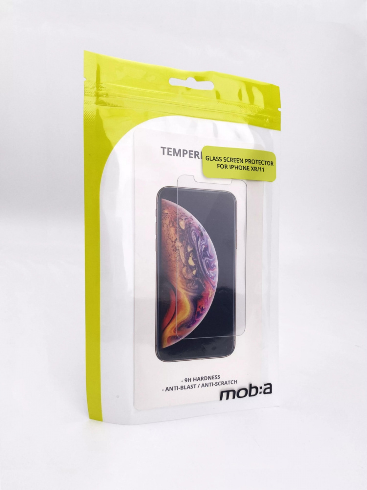 moba iPhone XR/11, gehard glas