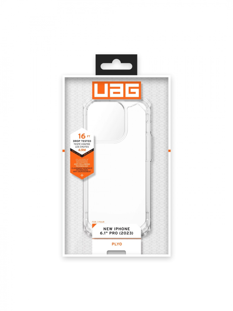 Urban Armor Gear iPhone 15 Pro Plyo - Ice