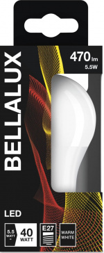 bellalux standard frosted heatsink 40W/827 E27