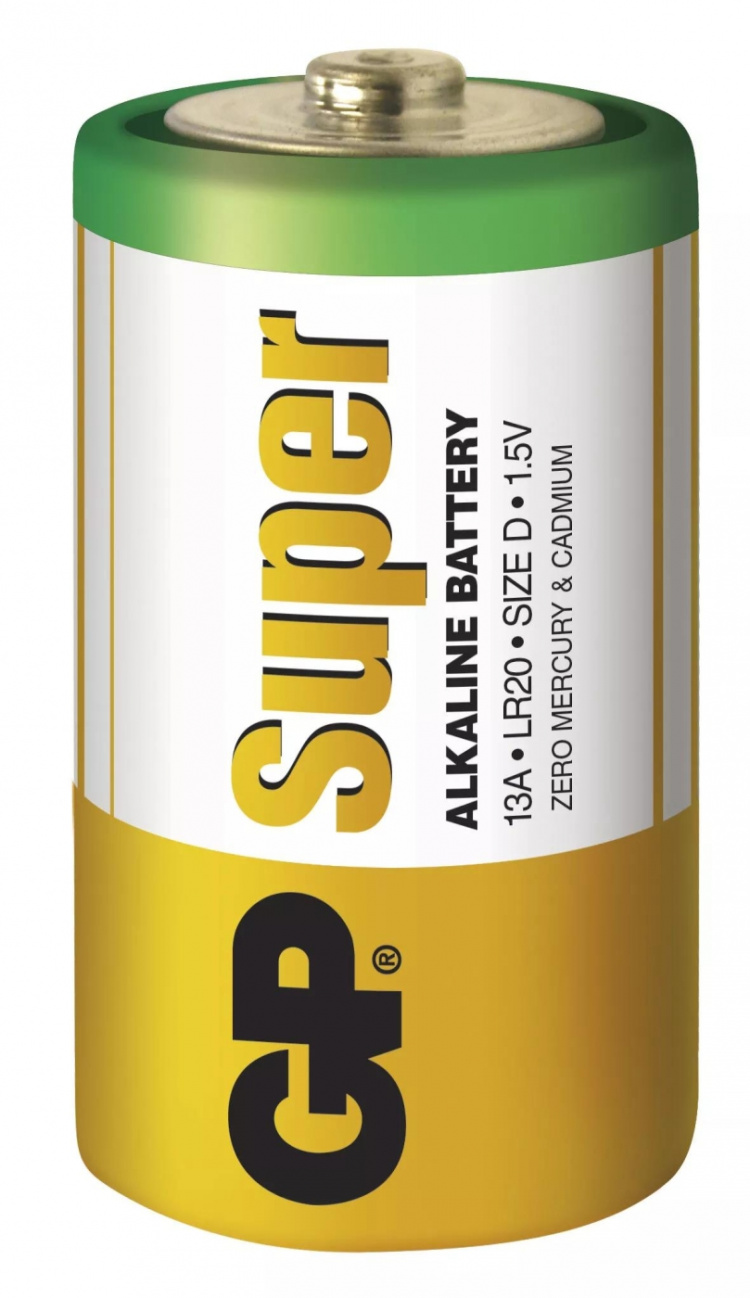 GP Super Alkaline D 2 Pack (B)