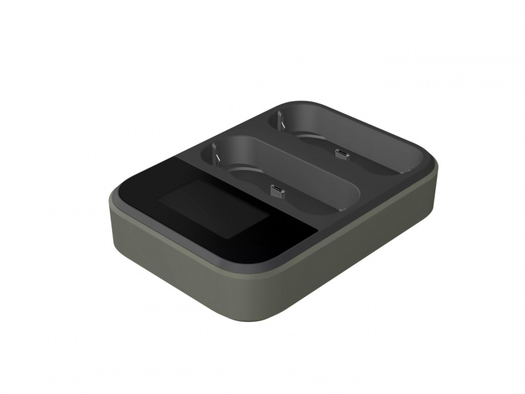 GP ReCyko Speed Dock f/8 batterijen met LCD-scherm (PB)