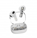 Streetz T150 TWS earphones, Transparent White Streetz T150 TWS earphones, Transparent White