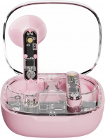 Streetz T150 TWS earphones, Transparent Pink Streetz T150 TWS earphones, Transparent Pink