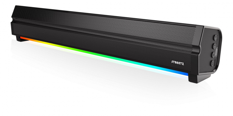 Streetz SB100 Bluetooth Soundbar, RGB light, micro SD slot Streetz SB100 Bluetooth Soundbar, RGB light, micro SD slot