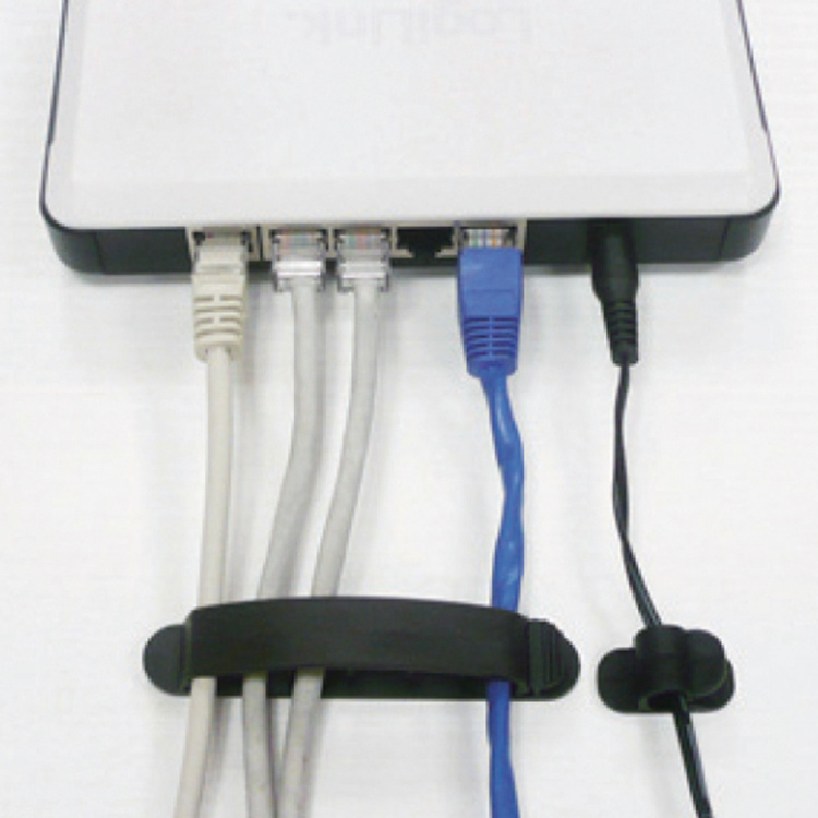 LogiLink Kabelhanteringssats 10 delar självhäftande LogiLink Kabelhanteringssats 10 delar självhäftande