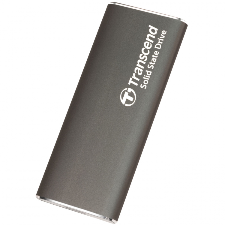 Transcend Portabel SSD ESD256C USB-C 1TB 10Gbps (R1050/W950 Mb/s) Aluminium