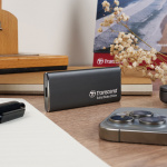 Transcend Portabel SSD ESD256C USB-C 2TB 10Gbps (R1050/W950 Mb/s) Aluminium