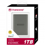 Transcend Portabel SSD ESD360C USB-C 1TB 20Gbps (R2000/W2000 Mb/s) Transcend Portabel SSD ESD360C USB-C 1TB 20Gbps (R2000/W2000 Mb/s)