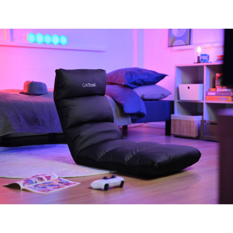 Trust GXT 718 Rayzee Gamingstol för golvet Svart