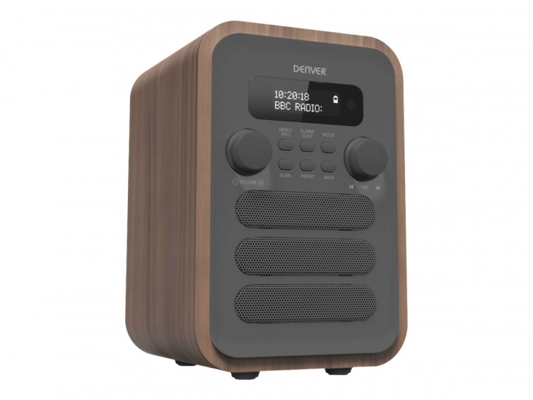 Denver DAB-48 DAB bärbar radio Grå