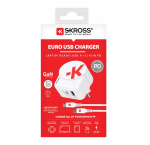 SKROSS EU USB Charger AC45PD - C to C cable included