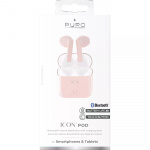 Puro ICON POD, Bluetooth koptelefoon met oplaadstation, Rose Puro ICON POD, Bluetooth koptelefoon met oplaadstation, Rose