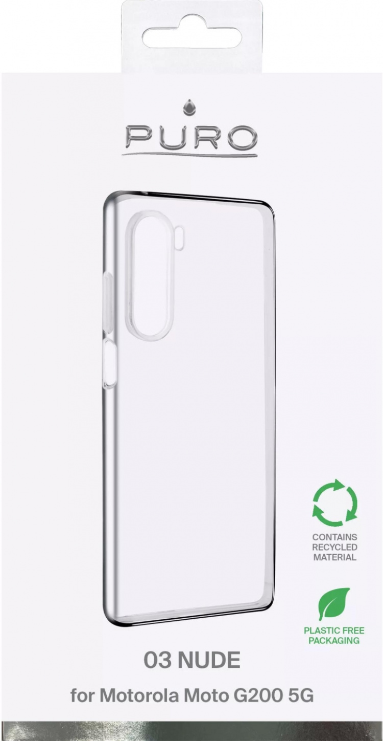 Puro Motorola Moto G200 5G 0.3 Nude, Transparent