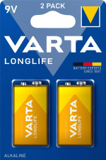 Varta Longlife 9V 2 pak (B)