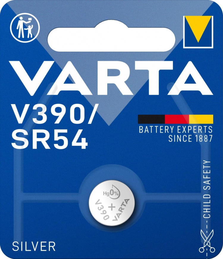 Varta V390/SR54 Silver Coin 1 Pack